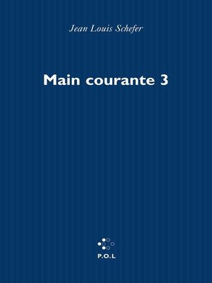cover image of Main courante (Tome III)--Sommes-nous des moralistes ?